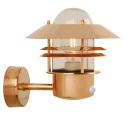 Nordlux Blokhus Sensor Copper Outdoor Wall Light 25031030