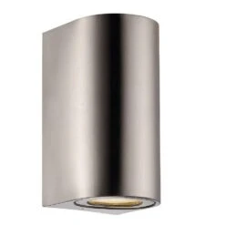Nordlux CANTO Maxi 2 Stainless Steel Outdoor Wall Light 49721034