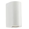 Nordlux CANTO Maxi 2 White Outdoor Wall Light 49721001 -RS Electrical Supplies nordlux default title nordlux canto maxi 2 white outdoor wall light 49721001 40980066206001