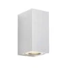 Nordlux CANTO Maxi Kubi 2 White Outdoor Wall Light 49731001 -RS Electrical Supplies nordlux default title nordlux canto maxi kubi 2 white outdoor wall light 49731001 40980081967409