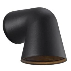 Nordlux Front Single Black Outdoor Wall Light 46801003
