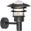 Nordlux Lonstrup 22 Garden Wall Light Black 71431003 -RS Electrical Supplies nordlux default title nordlux lonstrup 22 garden wall light black 71431003 40990613078321