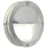 Nordlux Malte Half Shade Galvanised Outdoor Wall Light 21841031 -RS Electrical Supplies nordlux default title nordlux malte half shade galvanised outdoor wall light 21841031 40993514029361