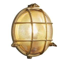 Nordlux Polperro Outdoor Wall Light Brass 49021035