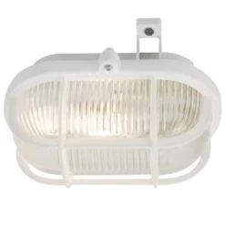 Nordlux Skot White Oval Outdoor Wall Light 17051001