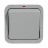 BG Storm Weatherproof 1G 2W Light Switch WP12 -RS Electrical Supplies storm weatherproof 1g 2w light switch wp12